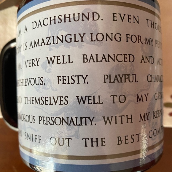 Dachshund Ceramic mug - Picture 4 of 6